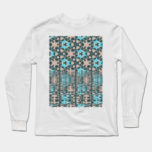 Mosaic Tiles Reflected in Water Long Sleeve T-Shirt